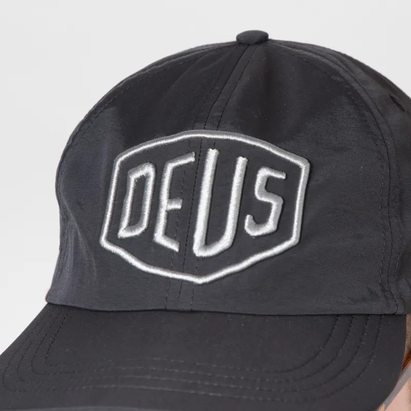 Deus Ex Machina Shield Nylon Cap Black-3