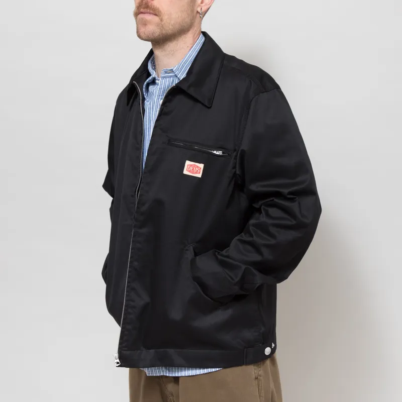 Deus Ex Machina Service Work Jacket Black-1