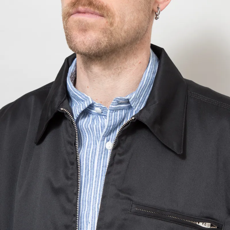 Deus Ex Machina Service Work Jacket Black-5