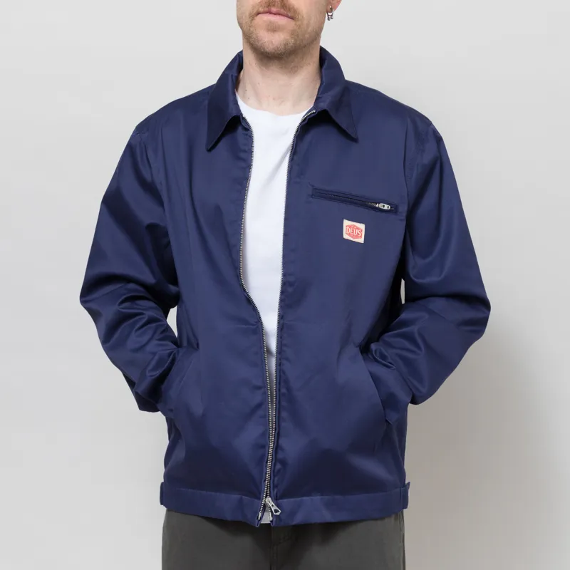 Deus Ex Machina Service Work Jacket French Blue
