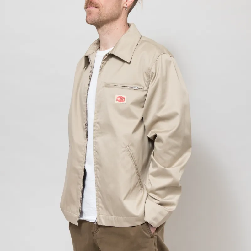 Deus Ex Machina Service Work Jacket Khaki-1