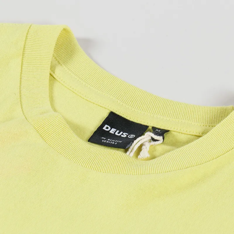 Deus Ex Machina Camber T Shirt Canary Yellow-6