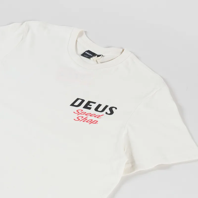 Deus Ex Machina Dogleg T Shirt Dirty White-3