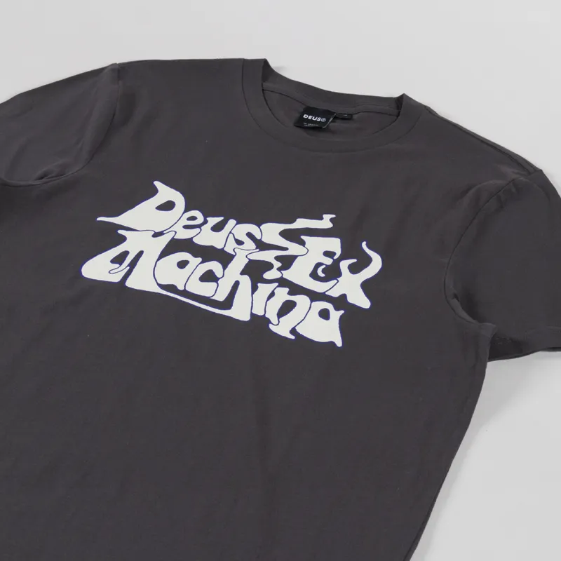 Deus Ex Machina Smokeshow T Shirt Anthracite-1