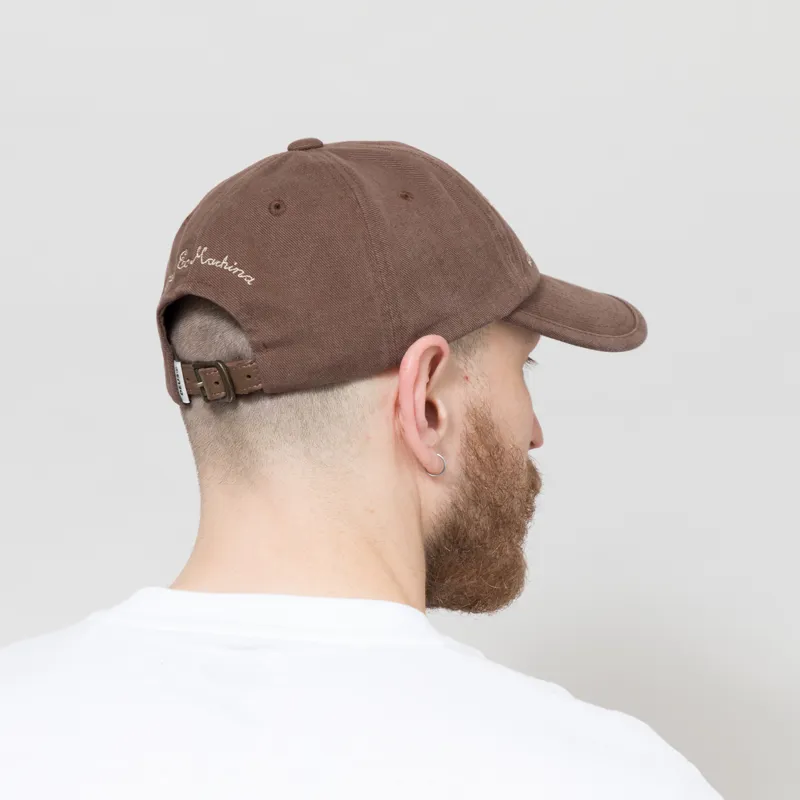 Deus Ex Machina Emblem College Address Cap Brown-2