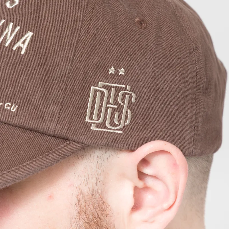 Deus Ex Machina Emblem College Address Cap Brown-4