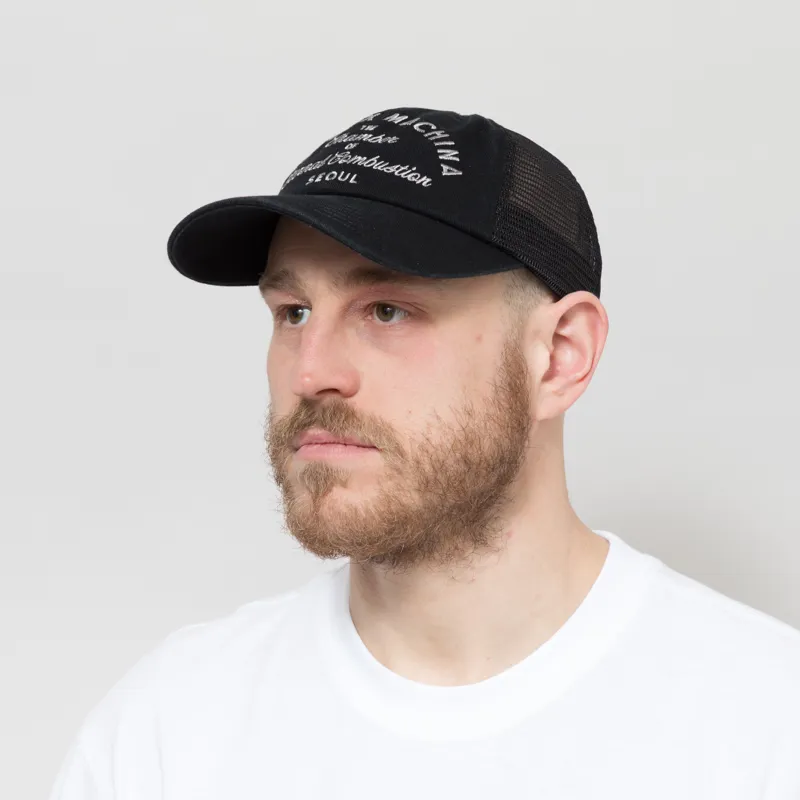 Deus Ex Machina Seoul Script Address Cap Black