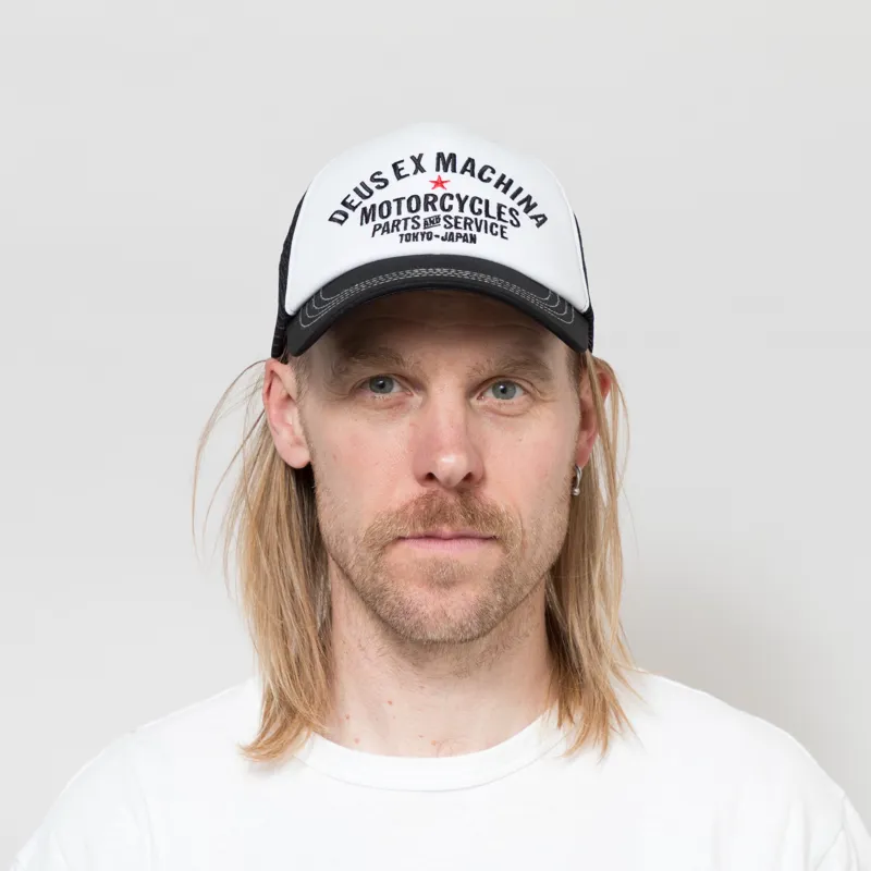 Deus Ex Machina Tokyo Original Address Trucker Black-1