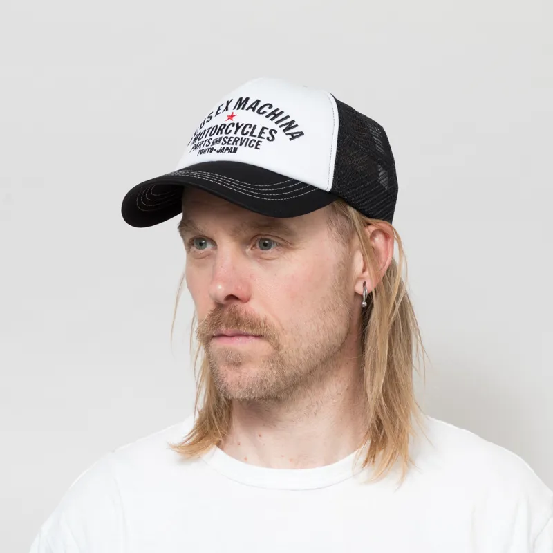Deus Ex Machina Tokyo Original Address Trucker Black