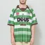 Deus Ex Machina Stripe Moto Jersey Green