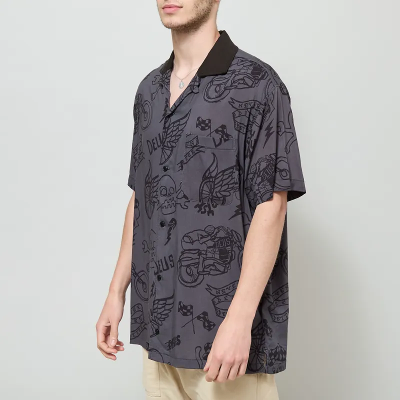 Deus Ex Machina Doodle Shirt Black-1