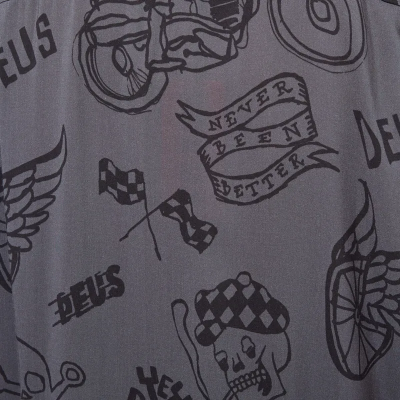Deus Ex Machina Doodle Shirt Black-6