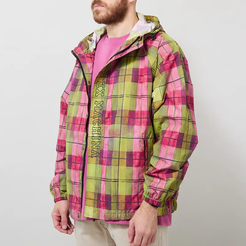 Deus Ex Machina Master Stroke Anorak Olive Check-1