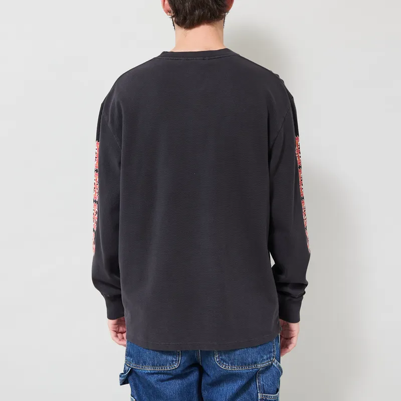 Deus Ex Machina Swivel Long Sleeve T Shirt Anthracite Grey-3