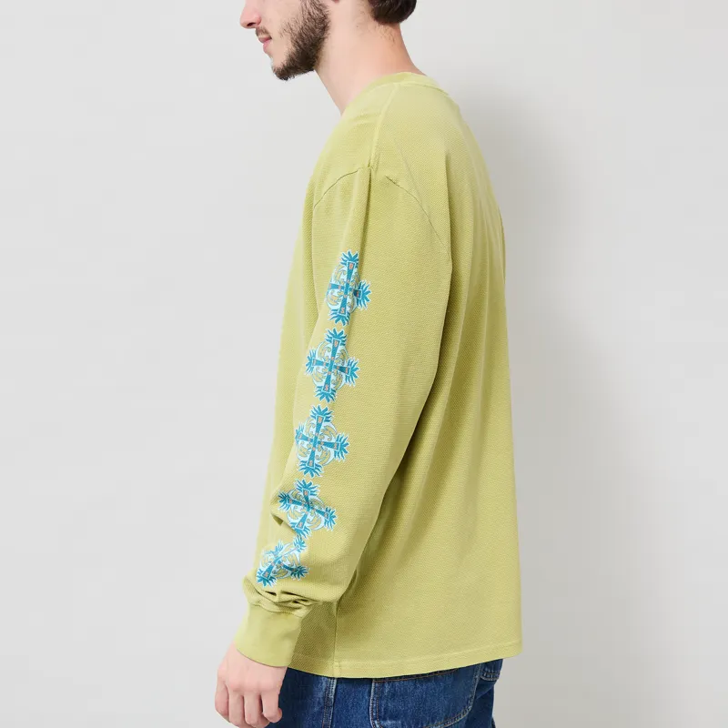 Deus Ex Machina Swivel Long Sleeve T Shirt Moss Green-2