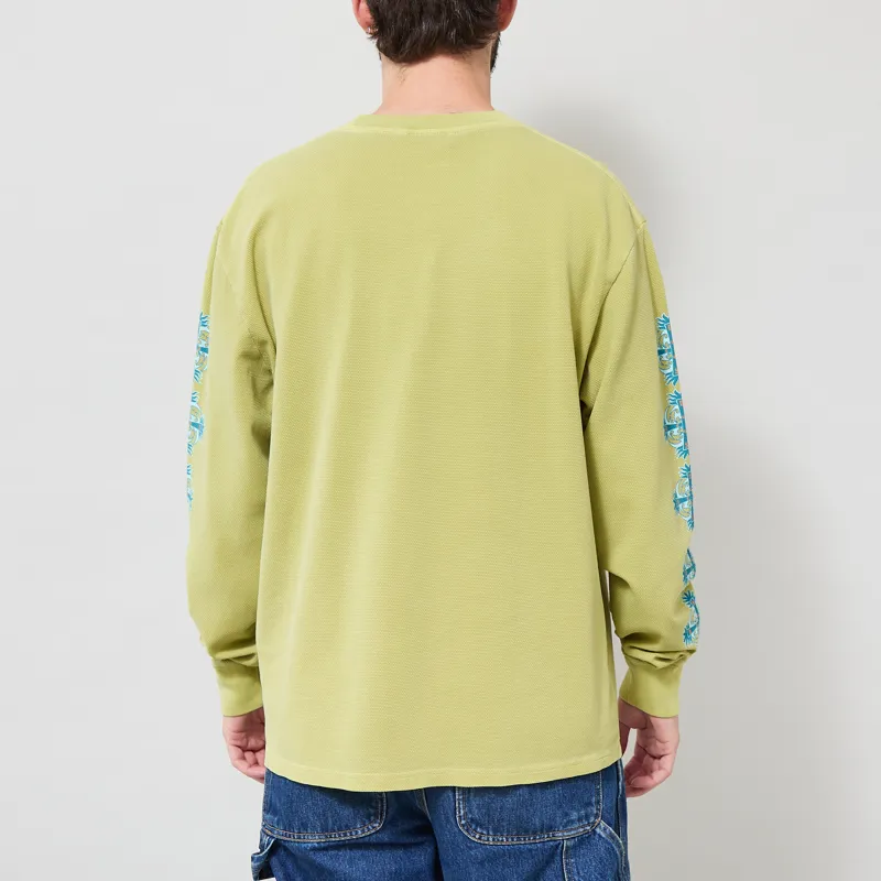 Deus Ex Machina Swivel Long Sleeve T Shirt Moss Green-3