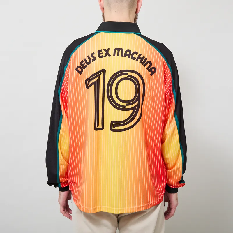 Deus Ex Machina Galactico Moto Jersey Radiant Yellow-2