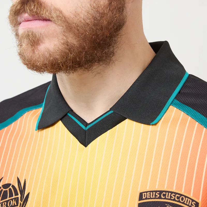 Deus Ex Machina Galactico Moto Jersey Radiant Yellow-5