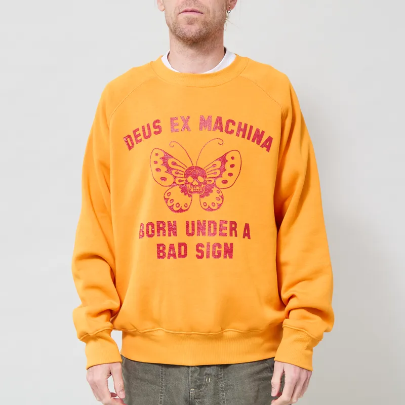Deus Ex Machina Bad Sign Crew Radiant Yellow