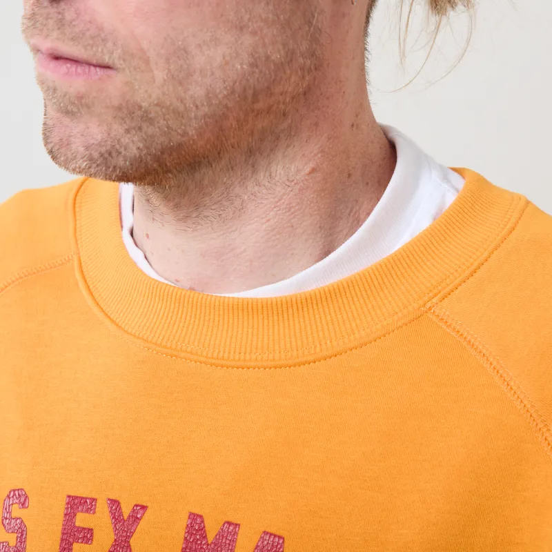 Deus Ex Machina Bad Sign Crew Radiant Yellow-2