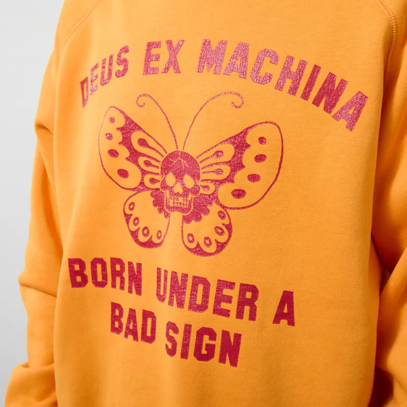 Deus Ex Machina Bad Sign Crew Radiant Yellow-4