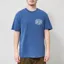 Deus Ex Machina Shield Garment Dyed T Shirt Mechanic Blue