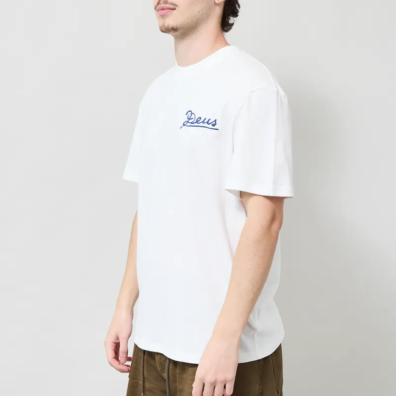 Deus Ex Machina Bobskull T Shirt White-1