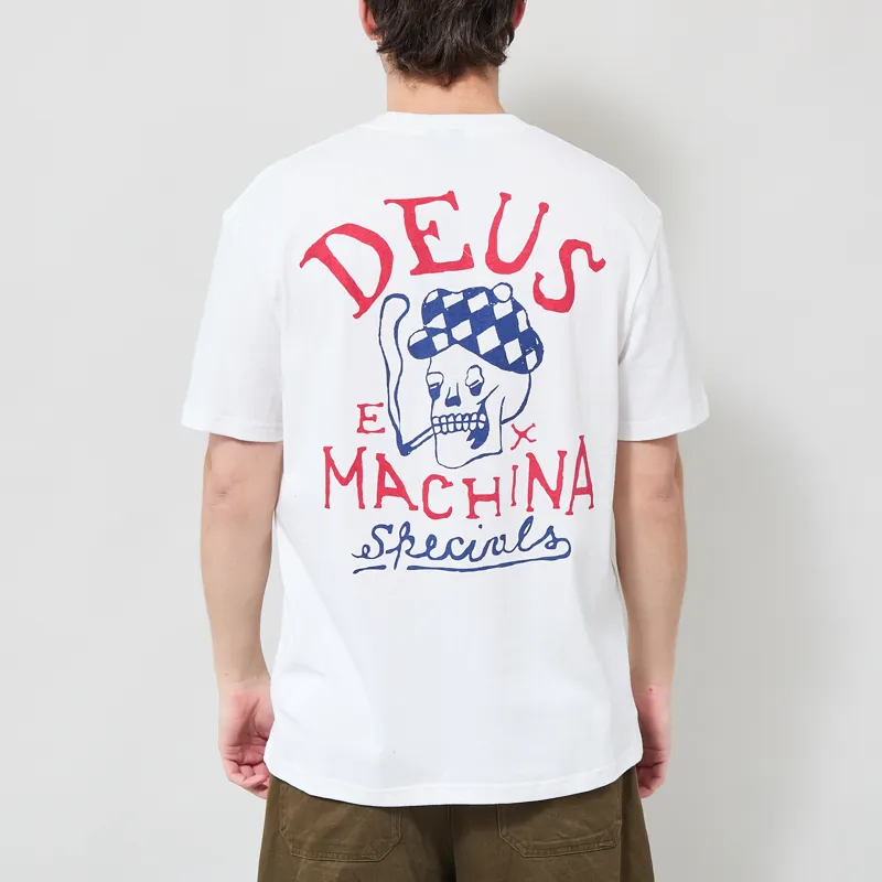 Deus Ex Machina Bobskull T Shirt White
