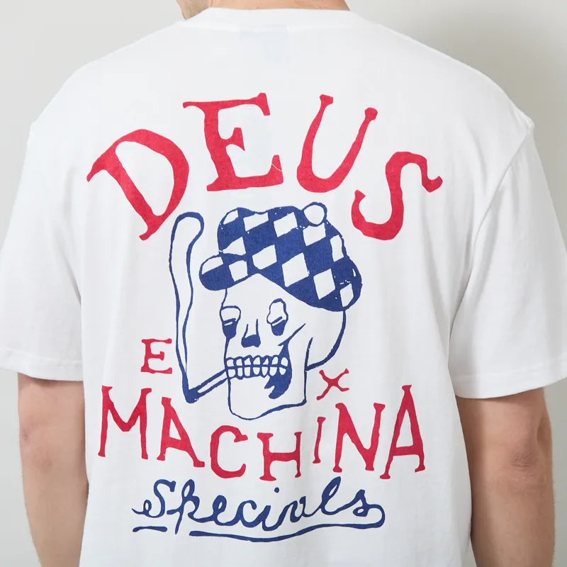 Deus Ex Machina Bobskull T Shirt White-6