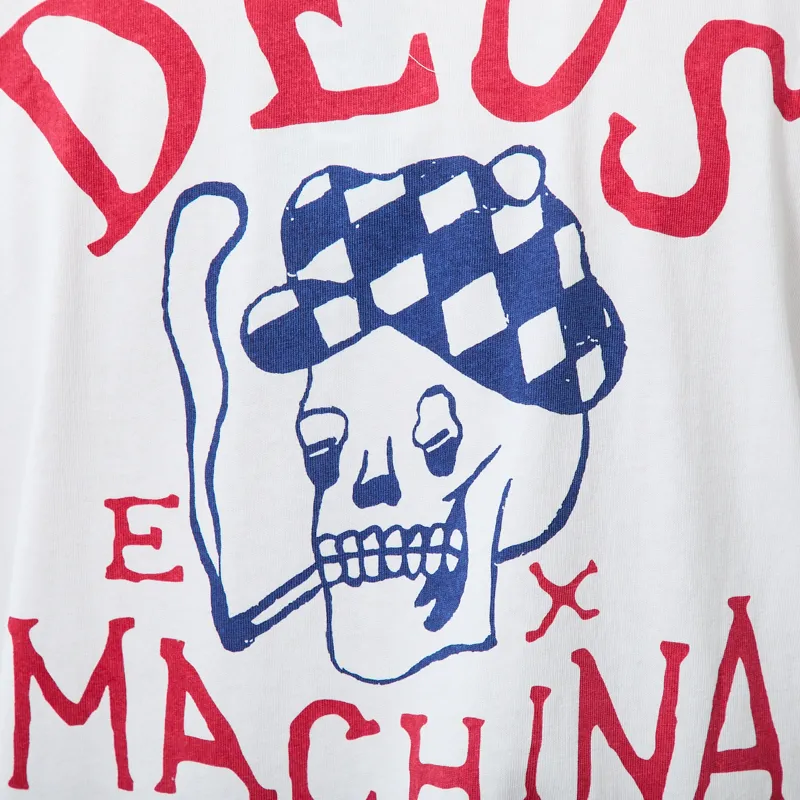 Deus Ex Machina Bobskull T Shirt White-7