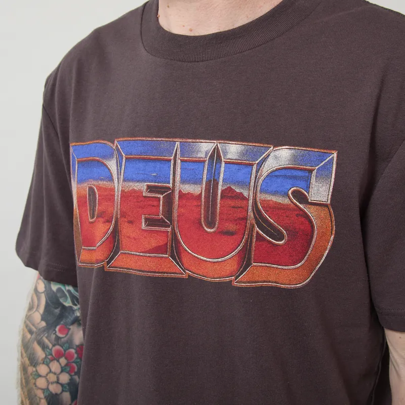 Deus Ex Machina Desert Rambler T Shirt Anthracite Grey-4