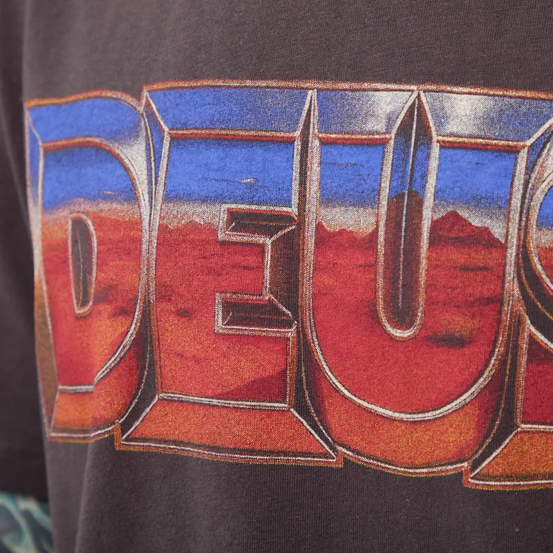 Deus Ex Machina Desert Rambler T Shirt Anthracite Grey-5
