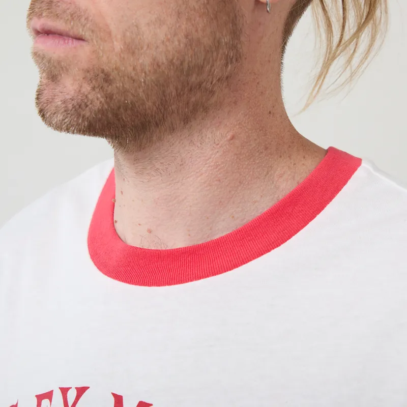 Deus Ex Machina Marsden Ringer T Shirt Vintage White-3