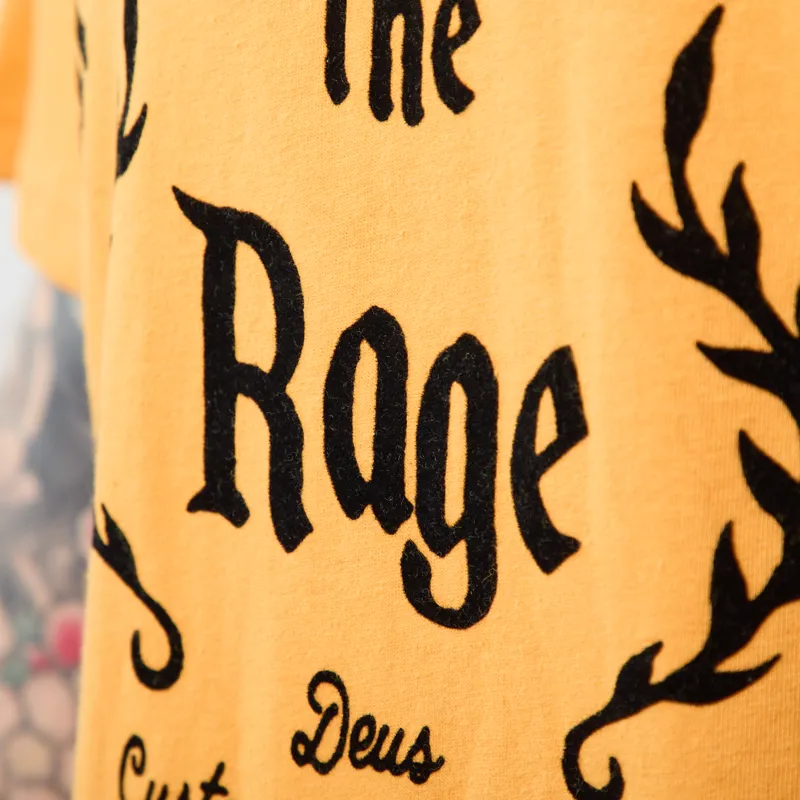Deus Ex Machina Empire T Shirt Radiant Yellow-4