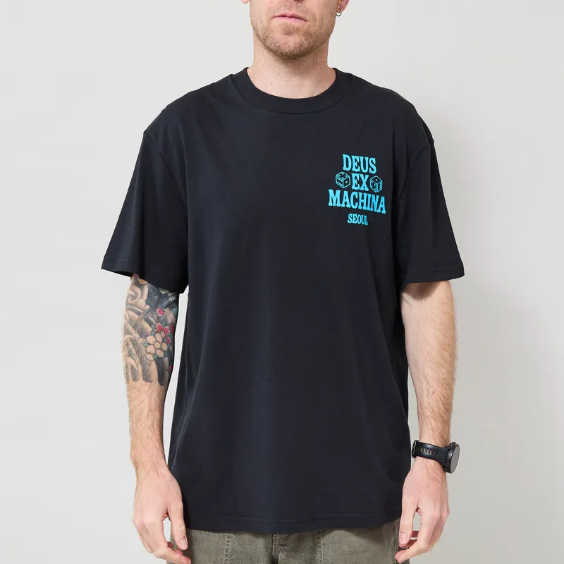 Deus Ex Machina Seoul Ceramic T Shirt Black-2