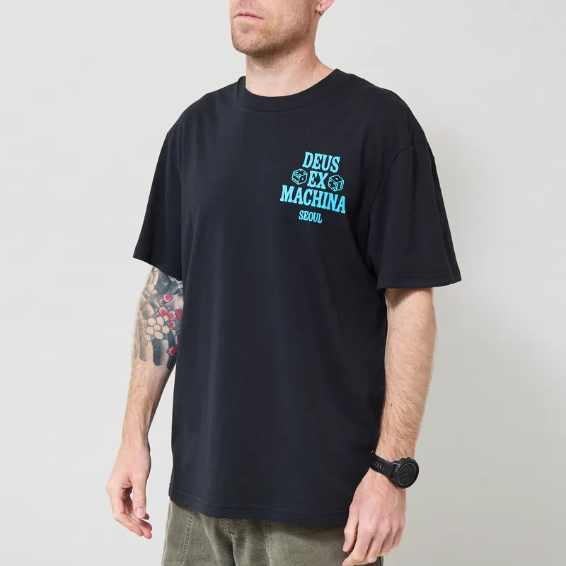 Deus Ex Machina Seoul Ceramic T Shirt Black-1