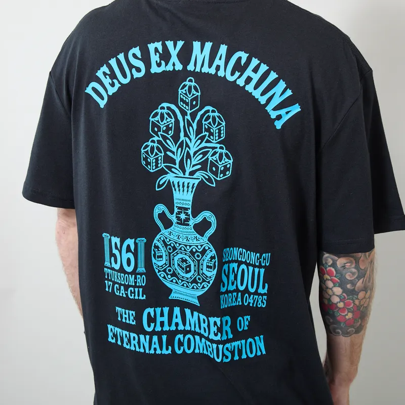 Deus Ex Machina Seoul Ceramic T Shirt Black-3