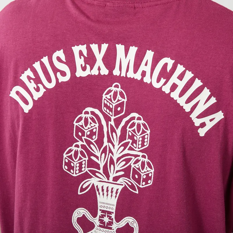Deus Ex Machina Seoul Ceramic T Shirt Burgundy-3