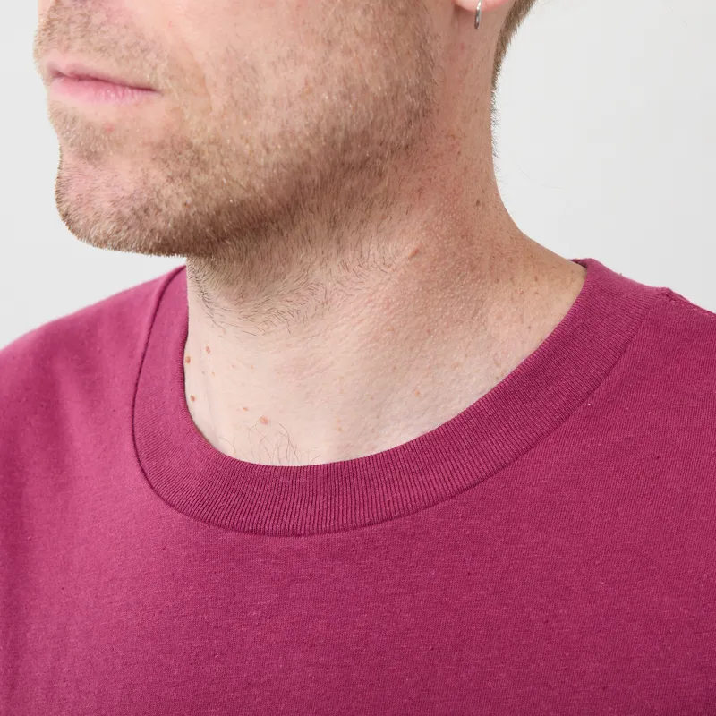 Deus Ex Machina Seoul Ceramic T Shirt Burgundy-5
