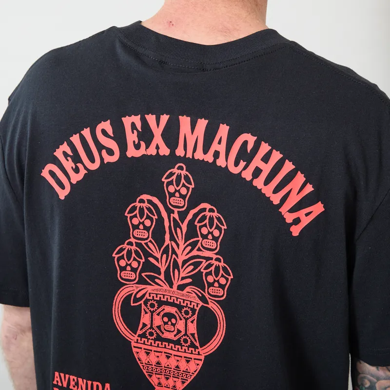Deus Ex Machina Sao Paulo Ceramic T Shirt Black-3