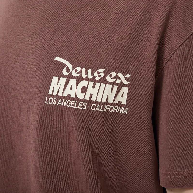Deus Ex Machina Primo T Shirt Brown-5