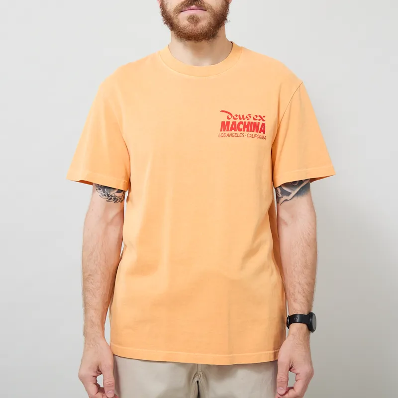 Deus Ex Machina Primo T Shirt Radiant Yellow-2
