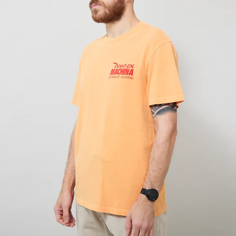 Deus Ex Machina Primo T Shirt Radiant Yellow-1