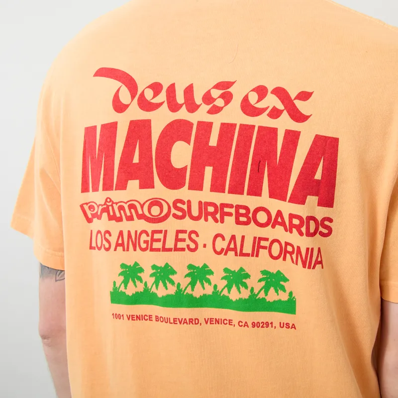 Deus Ex Machina Primo T Shirt Radiant Yellow-3