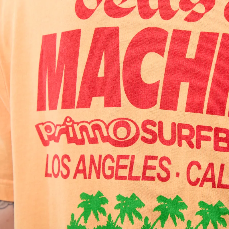 Deus Ex Machina Primo T Shirt Radiant Yellow-4