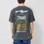 Deus Ex Machina Easy Peacey T Shirt Anthracite Grey