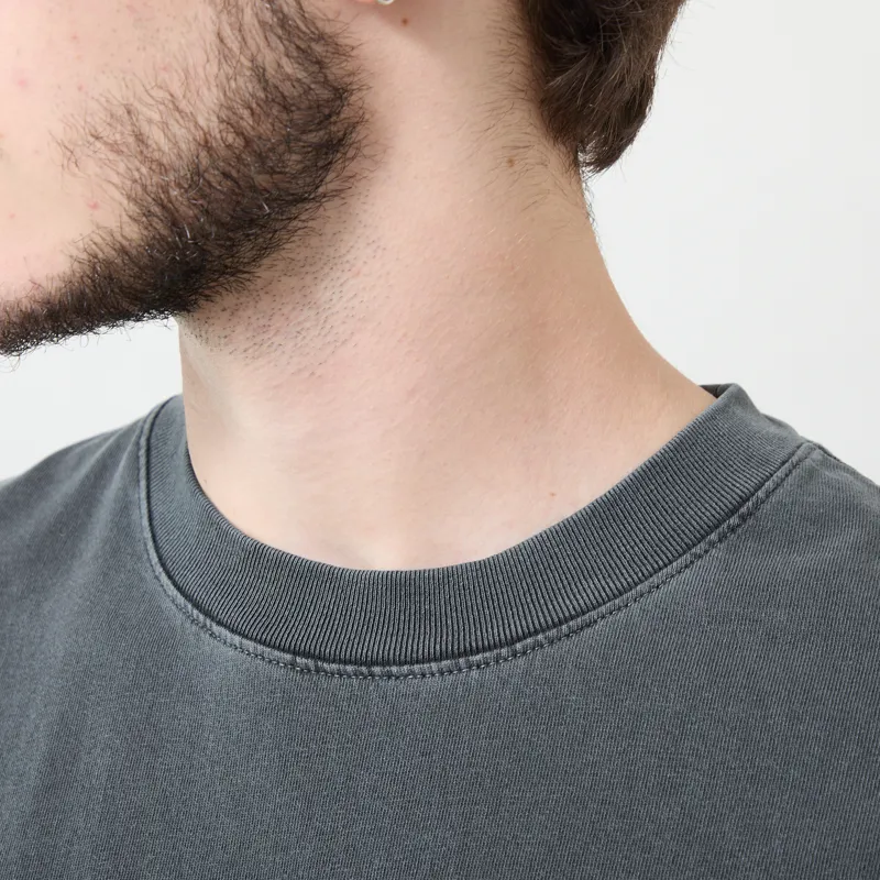Deus Ex Machina Easy Peacey T Shirt Anthracite Grey-3