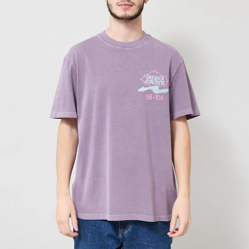 Deus Ex Machina Easy Peacey T Shirt Grape Purple-2