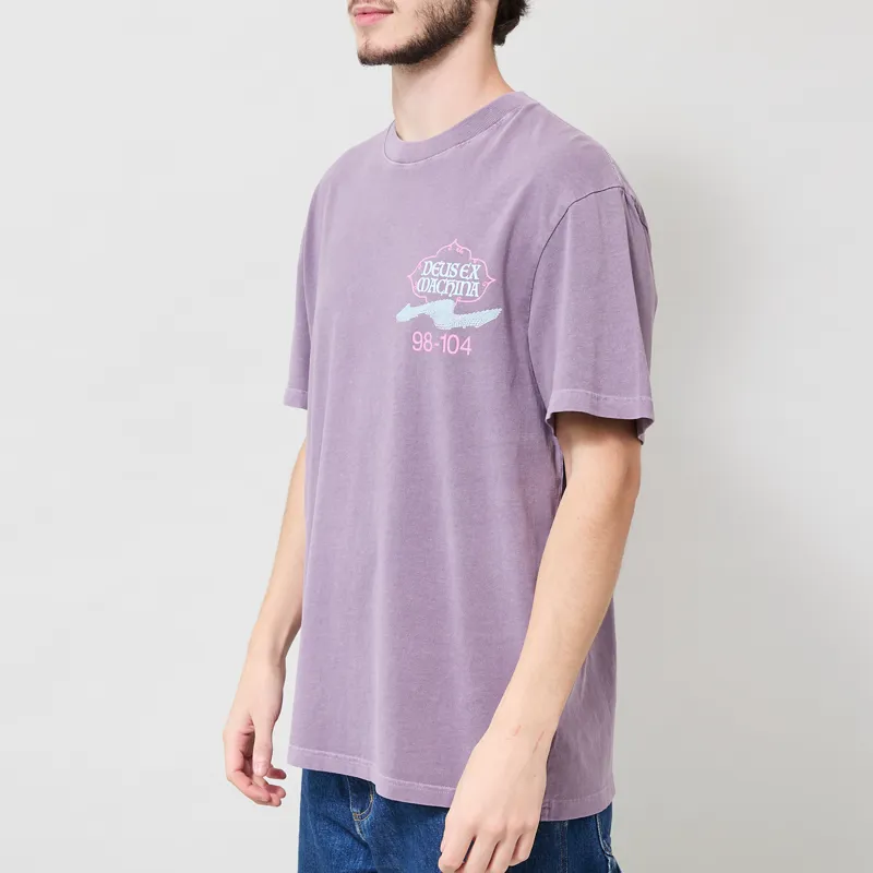 Deus Ex Machina Easy Peacey T Shirt Grape Purple-1