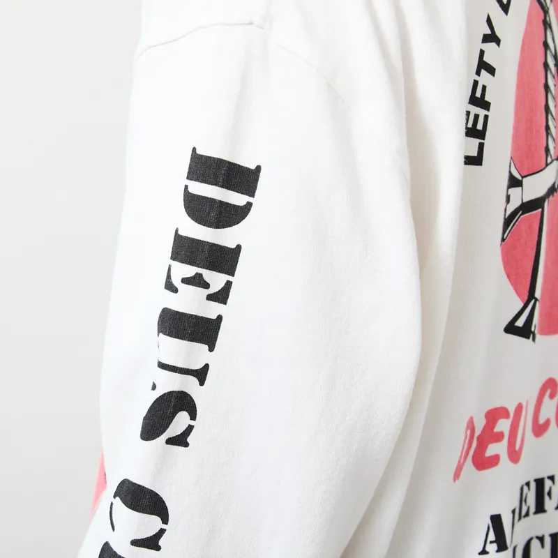 Deus Ex Machina Locket Oversized Long Sleeve Vintage White-7
